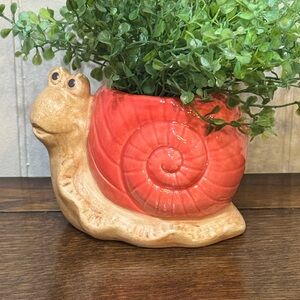 Snail Shell Succulent Planter Garden Beach Decor Pencil Holder Bowl